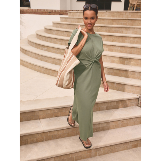Twist Short Sleeved T-Shirt Summer Dress By NEXT