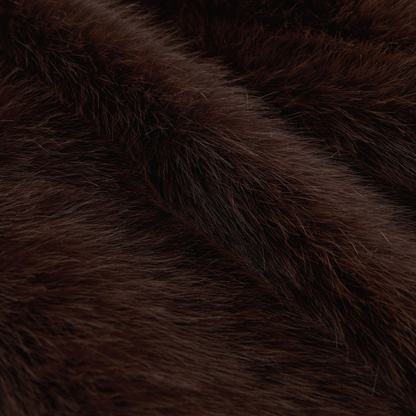 Chocolate Brown Faux Fur Zip-Up Jacket By NEXT