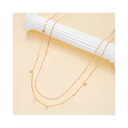 Double Layer Boho Waist Chain with Coin Tassel Summer Beach Body Jewelry